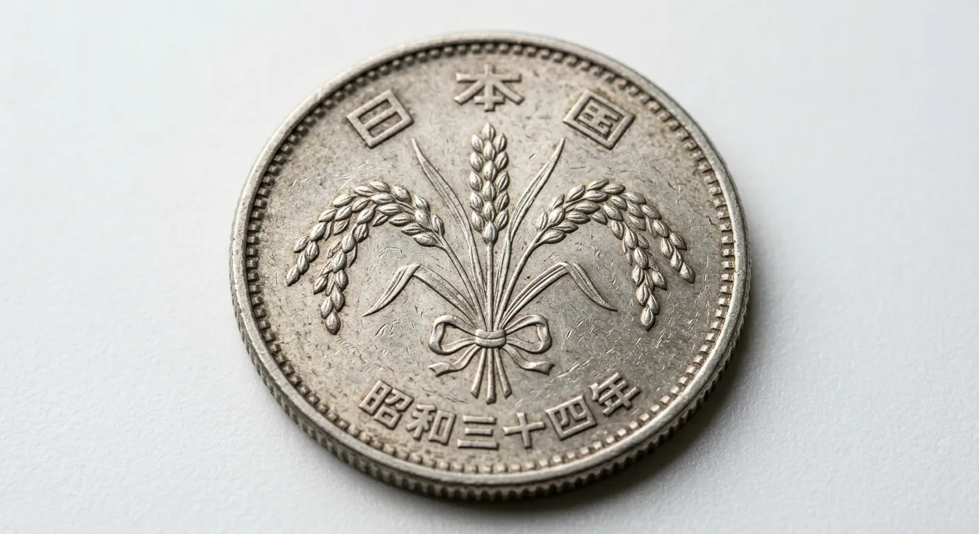 稲穂100円銀貨